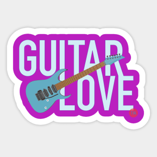 GUITAR LOVE Sticker